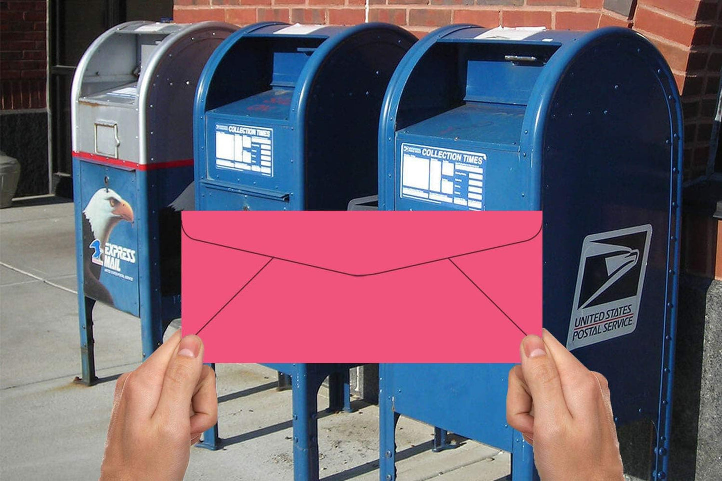 #10 Hot Pink Color Envelopes | Colored Standard Business Size Mailers | Value Pack of 500 Per Pack | 4 1/8 x 9 1/2 Inches (Hot Pink)