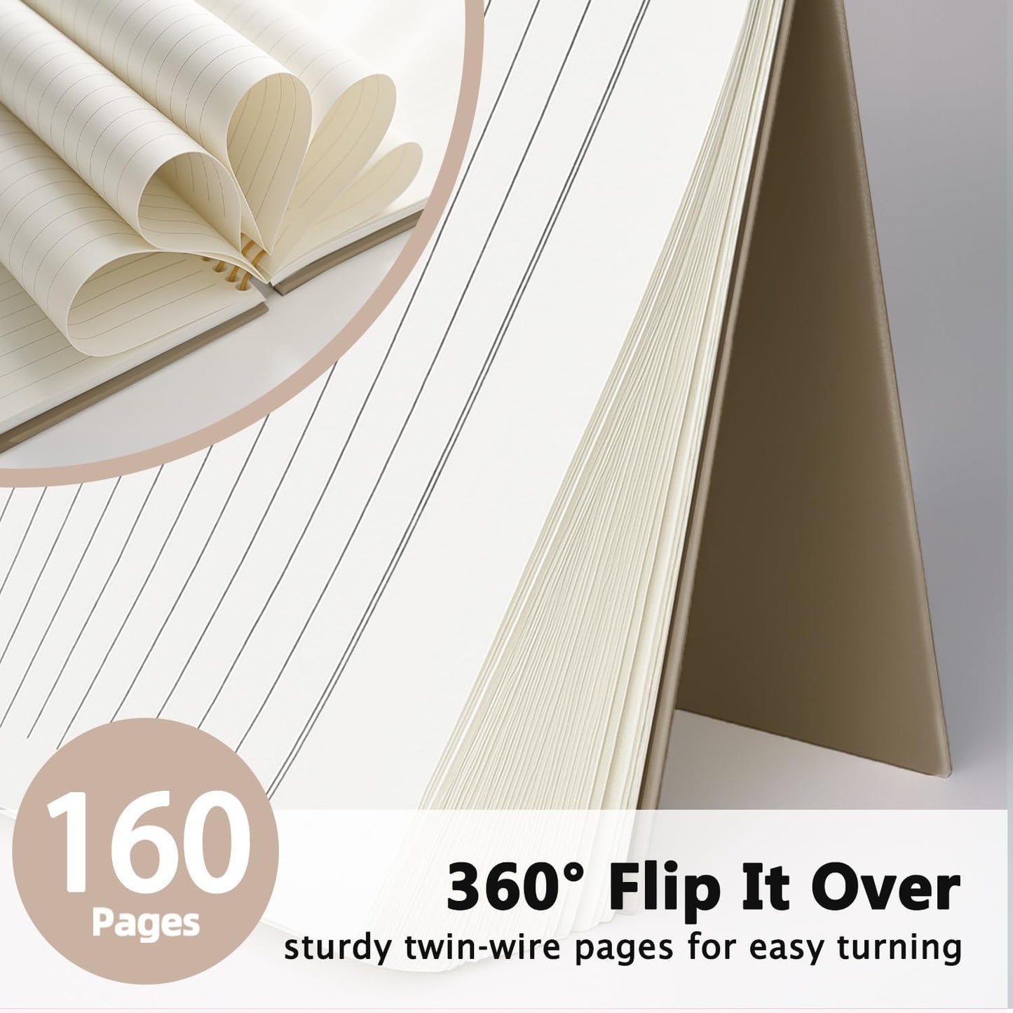 Western Cowboy Goose Notebook, Funny Silly Goose Notebooks for Note Taking, Cowboy Hat Animal Journal, Vintage Western Farm Animal Journals for Writing, 5.5x8.3 Inch