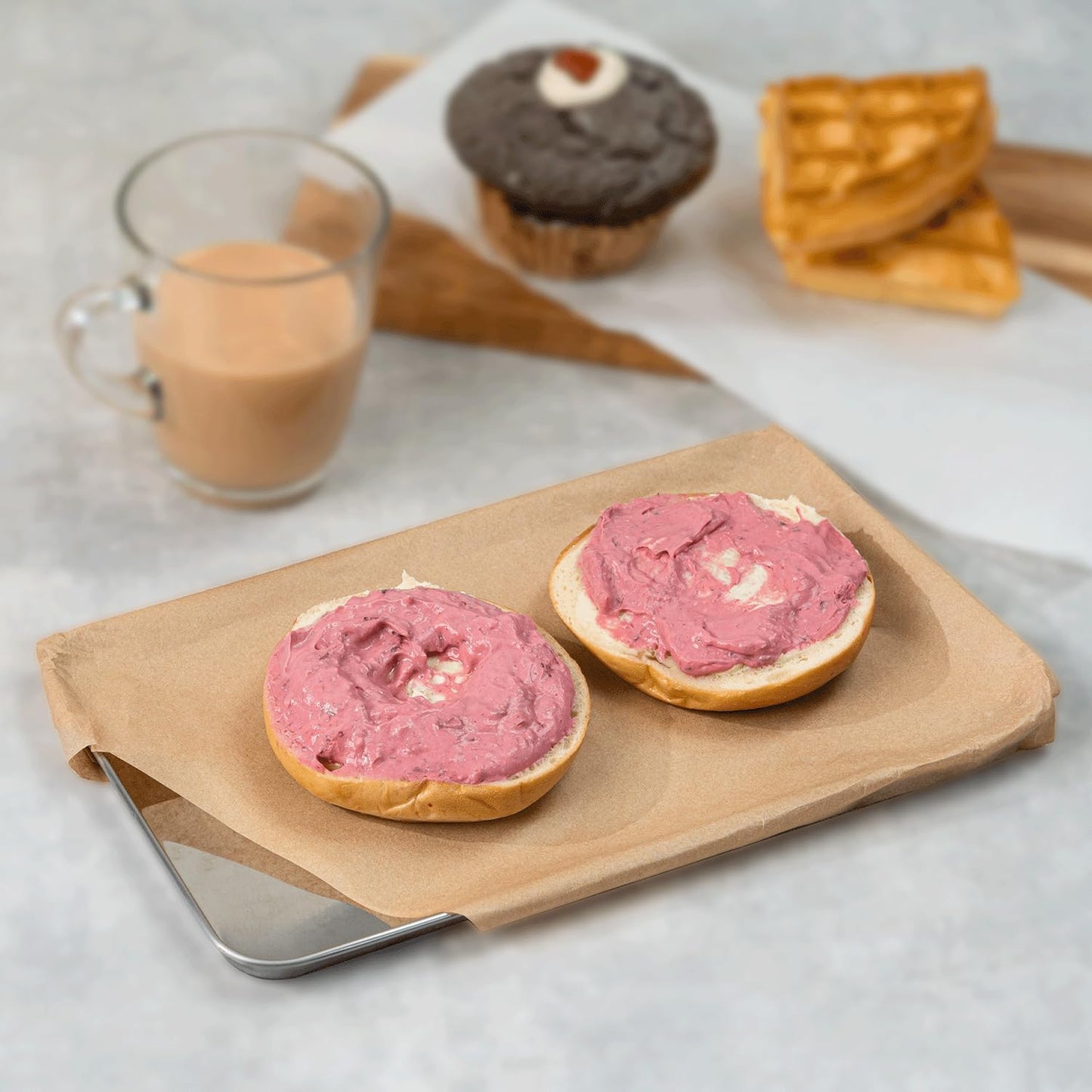 Karat [3,000 ct] 15"x15" Deli Paper Sheets | Kraft Grease-Resistant Wrapping Paper | Great for Larger Sandwiches, Burger Baskets, and Catering Trays