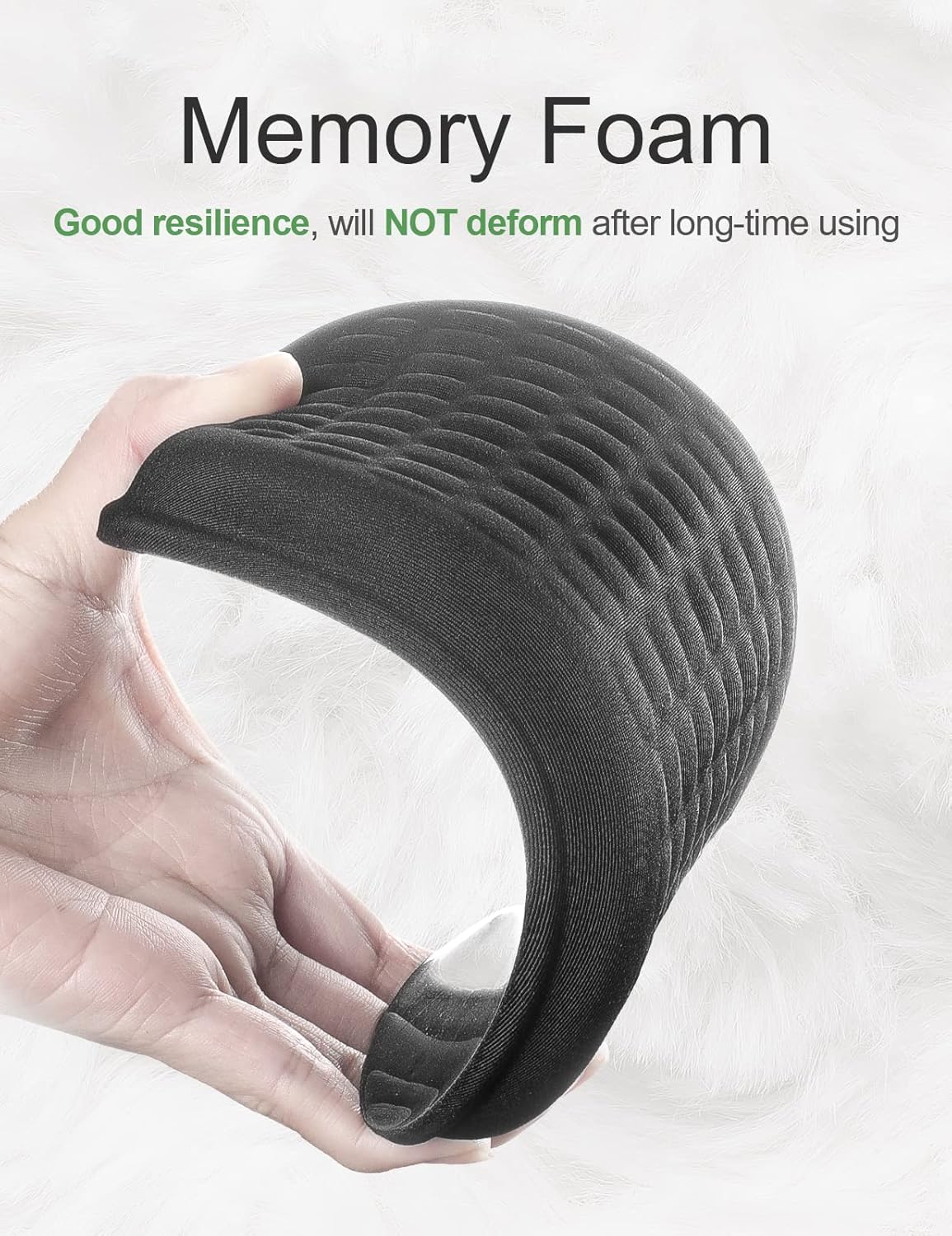 Vaydeer 2Pcs Cloud Elbow Pads, Desk Arm Rest Support, Soft Memory Foam Wrist Rest, Ergonomic Cushion Carpal Tunnel Pain Relief Gel Mouse Pillow for Computer Laptop Office Gaming Car Chair Accessory