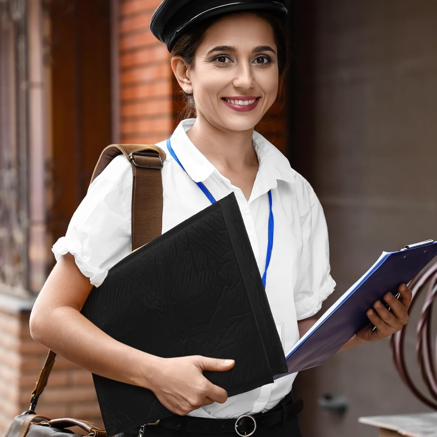 Henoyso 30 Pcs Extra Large Bubble Mailers 14 x 19 Inches Resealable Padded Envelopes Waterproof Shipping Bags Poly Padded Mailers Bulk for Mailing Packaging Small Business(Black)