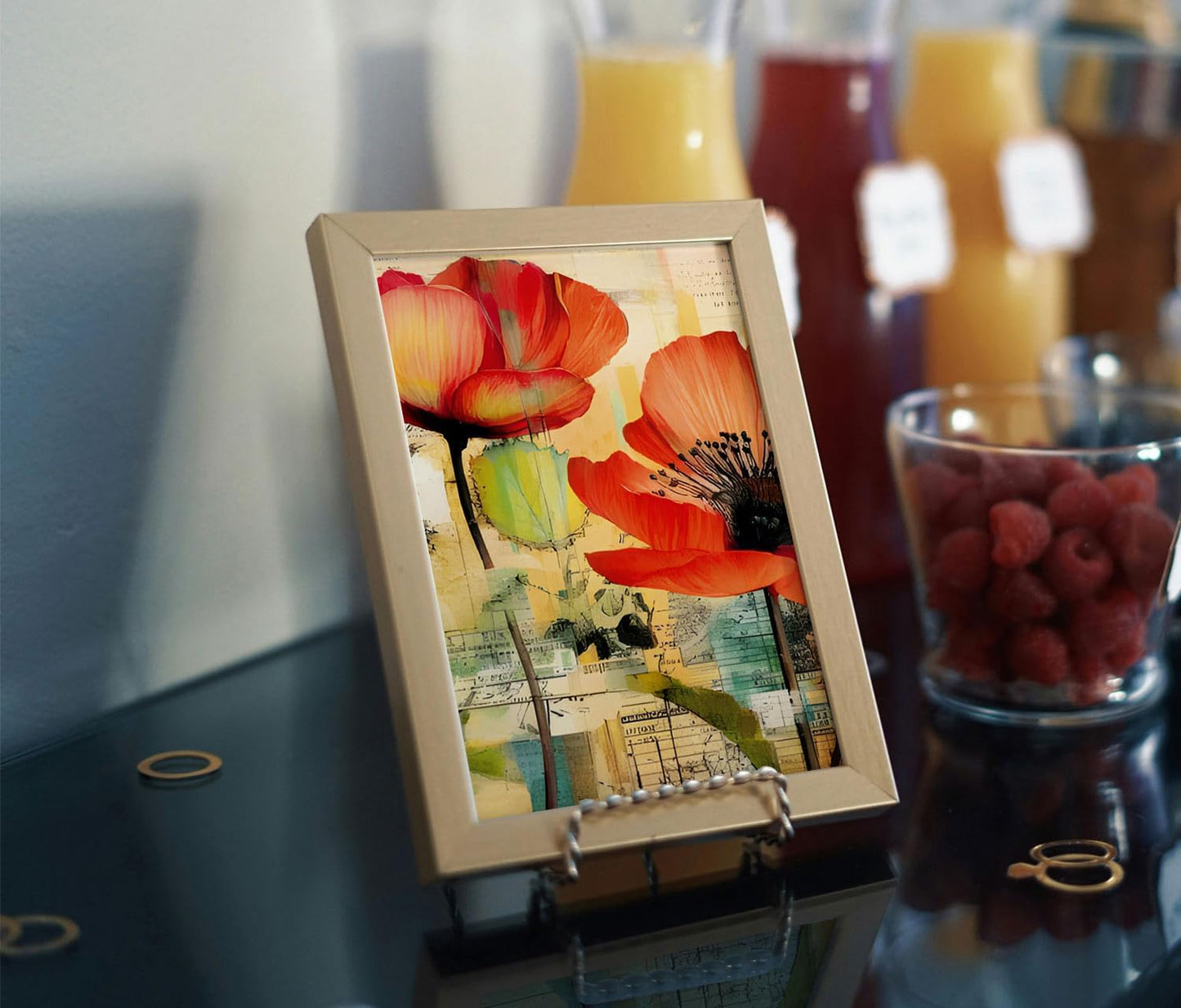 EAMOTOL Vintage Floral Scrapbook Paper Pad, 24 Sheets 6''x 6'' Flowers Patterned Designed Decorative Decoupage for Wedding Folded Card Material Gift Wrapping Planners Journals DIY Crafts Photo Album