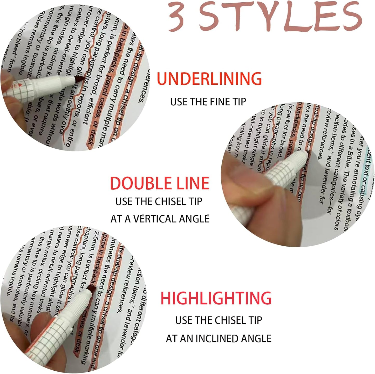 EooUooIP Dual-Tip Highlighter Set, 12 Pack, Pastel Highlighter Assorted Colors, Chisel and Fine Tips Bible Highlighters, No Bleed Highlighters Markers for Bible Journals Planners Books Notes