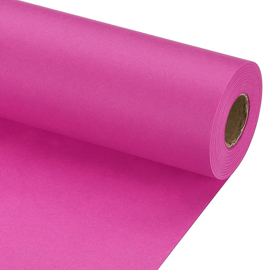 PATIKIL Wrapping Paper, 12" x 800"(66') 70 GSM Craft Paper Roll Kraft Packing Paper for Poster Bulletin Board, Gift Wrapping, Rose Pink