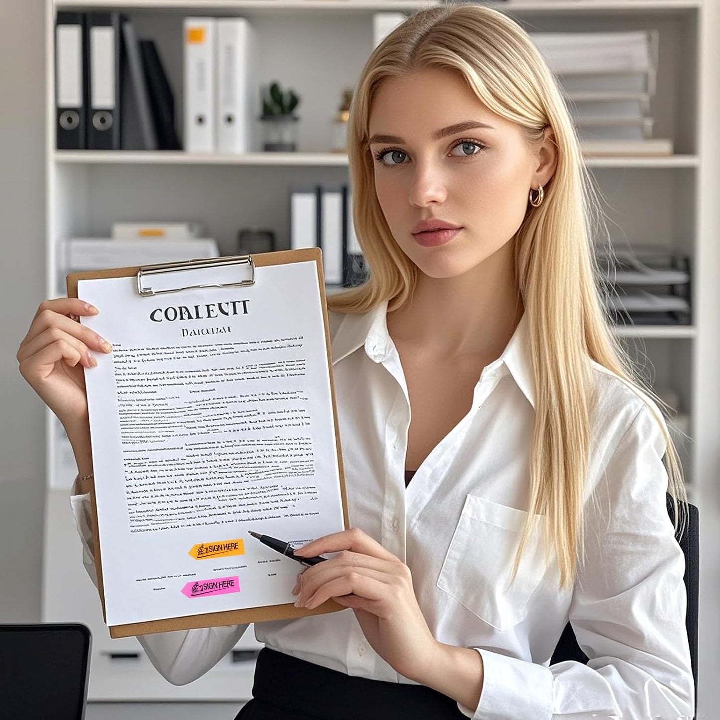 800 Sheets Sign Here Index Marker, Assorted Colors Sign Here Tabs Sign Post Here Index, Flags Vital Signs Sticky Notes for documents notebooks Contracts, Books,Files or Notary Supplies