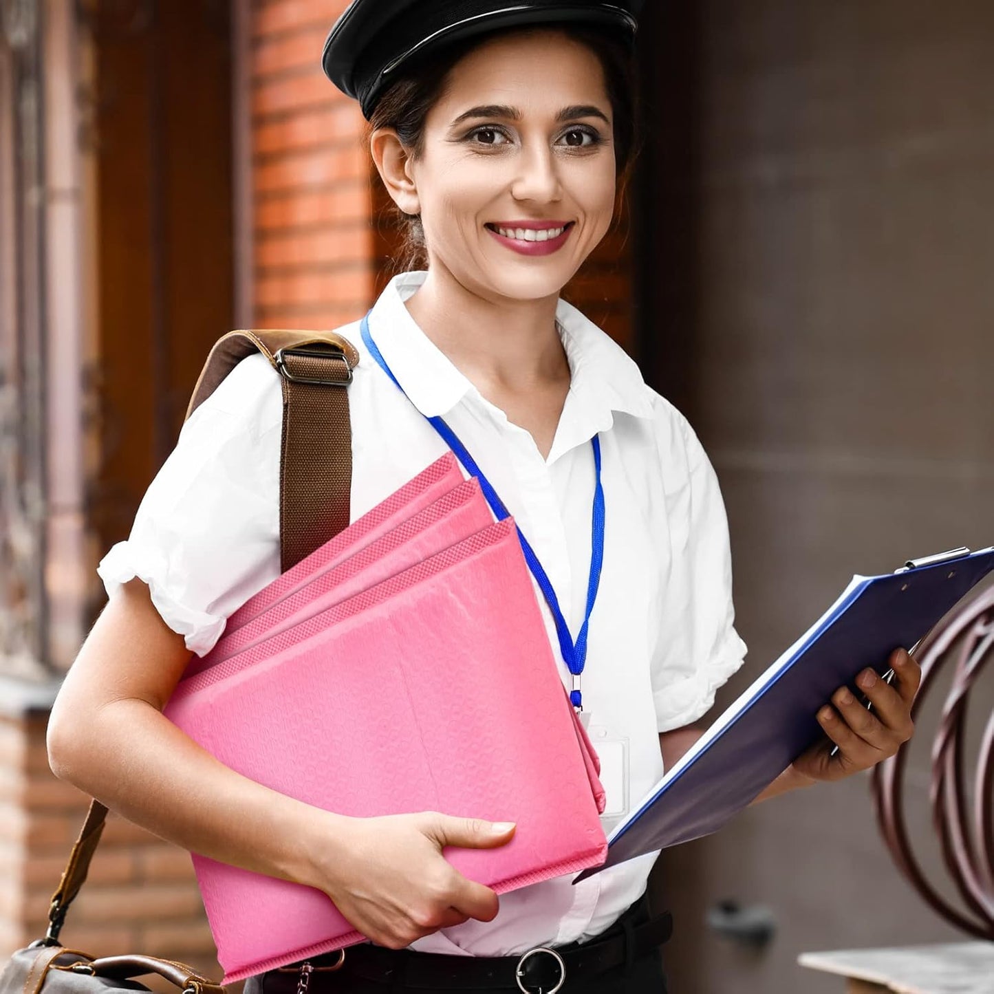 Henoyso 30 Pcs Extra Large Bubble Mailers 14 x 19 Inches Resealable Padded Envelopes Waterproof Shipping Bags Poly Padded Mailers Bulk for Mailing Packaging Small Business(Pink)