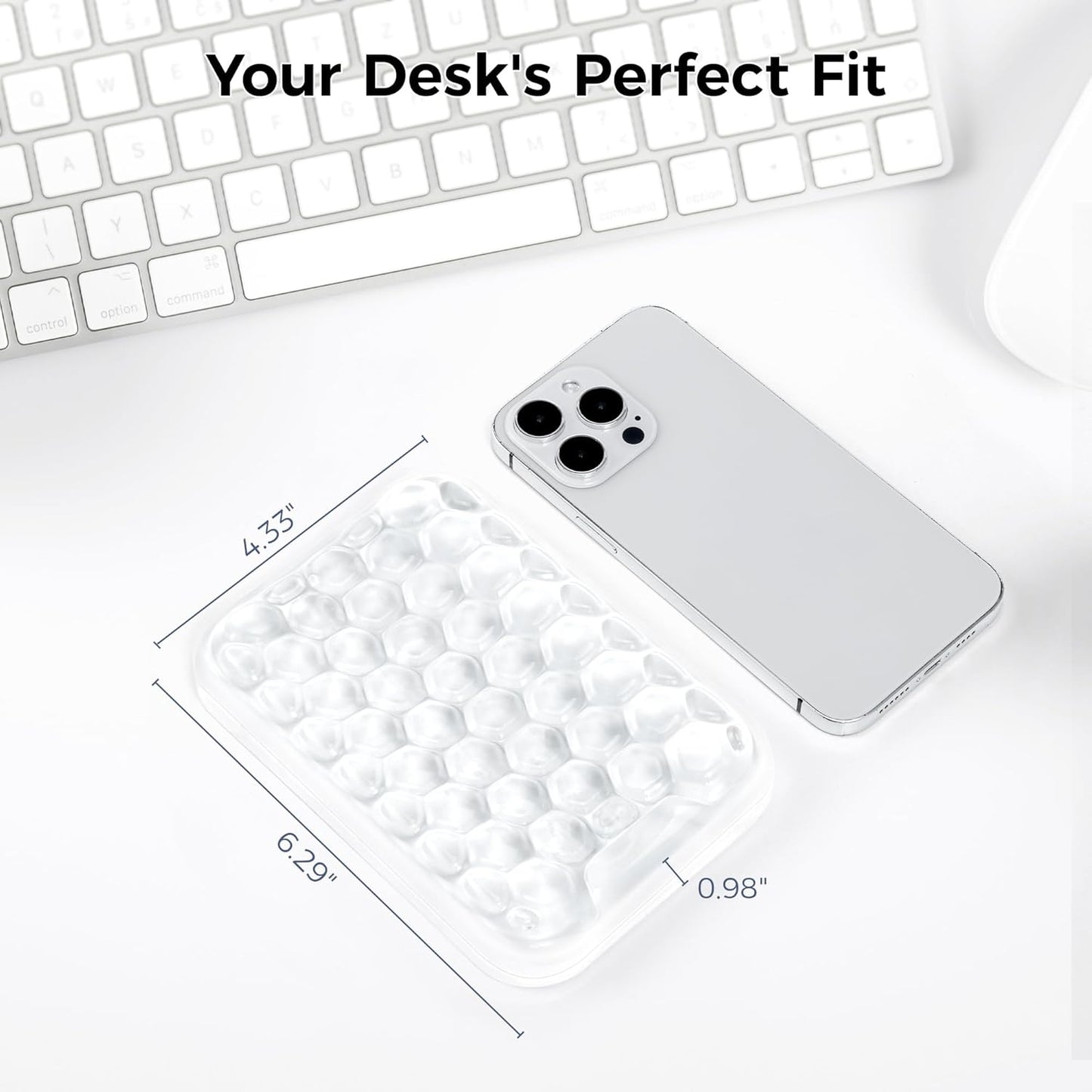 Ospelelf Ergonomic Elbow Pad, Gel Keyboard Wrist Rest Support for Office Desk, Arm Wrist Pad for Typing Pain Relief, 1 Pack