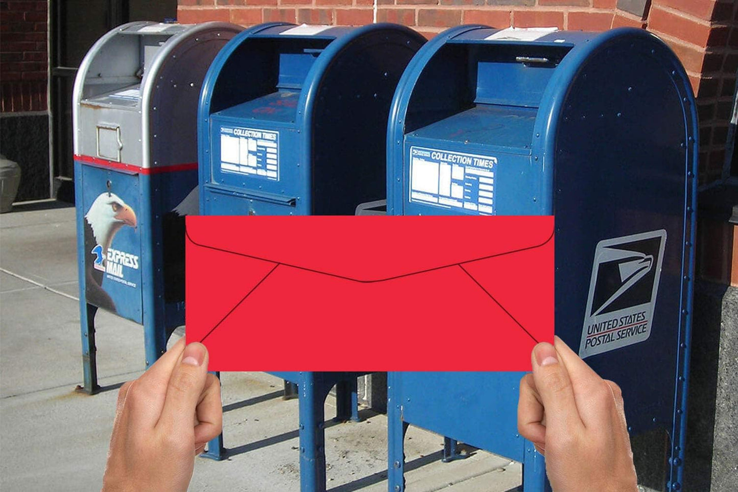 #10 Color Envelopes | Colored Standard Business Size Mailers | Value Pack of 500 Per Pack | 4 1/8 x 9 1/2 Inches (Red)