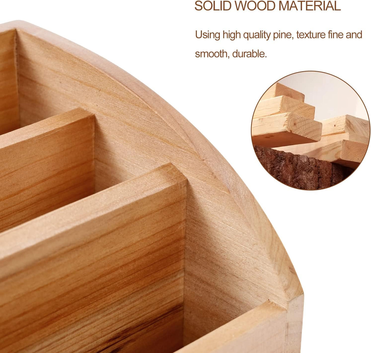 Vintage Wooden Mail Sorter Rustic Wood Desk Organizer With 3 Compartment Wood Caddy Media Basket for Desktop, Tabletop or Counter Good for TV Remote Holders Mailbox Home Decor Office Supplies Storage