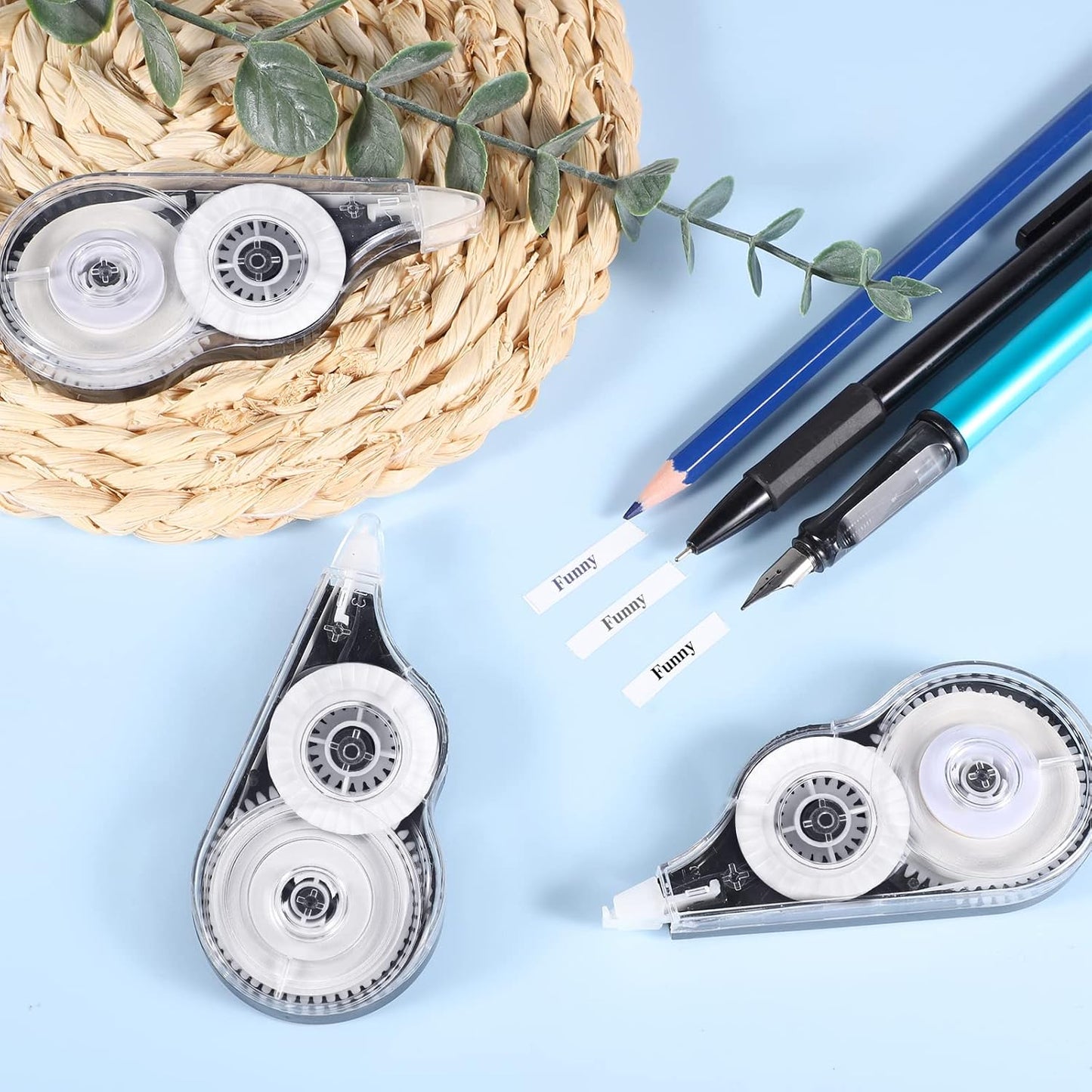 BESARME 36 Pack Correction Tapes, 39 Feet Each Correction Tape Easy To Use Applicator for Instant Corrections Roller for Students Office Supplies, 1/5 X 472 Inches