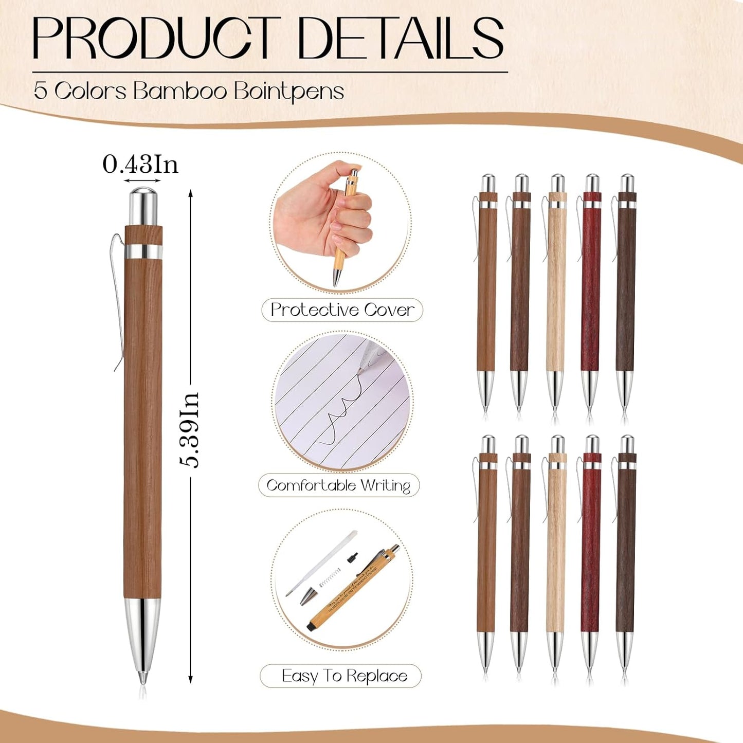 Kisston 50 Sets Christmas Mini Pocket Notebook with Pens Bulk Christmas Notebook Gifts Small Memo Notepad with Bamboo Pens for Employee Coworker Team Gifts(Retro Colors)