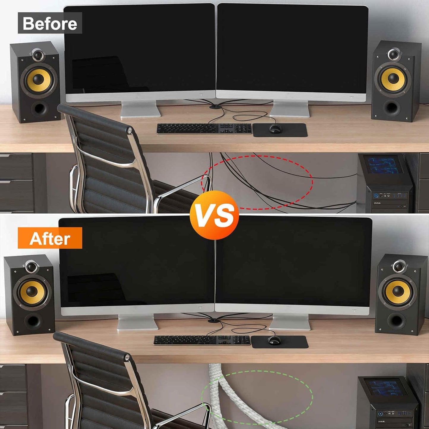 MECCANIXITY 20ft Braided Cable Sleeve, 1/2" ID 200C High Temperature 1500V Fiberglass Wire Insulation Cord Protector Organizer Wires Management for Motor Engine Fuel Line, White