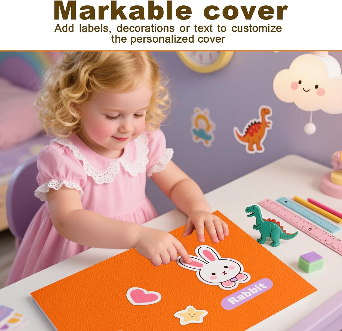 Folders with Pockets, LAYZZ 60 Pack Paper Pocket Folders, 2 Pocket File folders Fits Letter Size Paper, for School Office and Home (Orange)