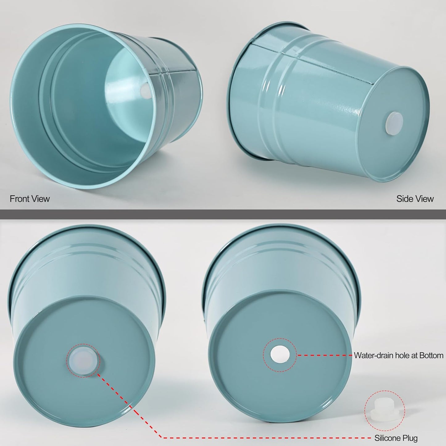 Pen Holder Cups for Desk,Metal Pencil Holder,Marker Pen Storage Holder Desktop Stationery Organizer Makeup Brush Holders, Desk Accessories & Workspace Organizers for Office School Home -2 Pack (Pink)