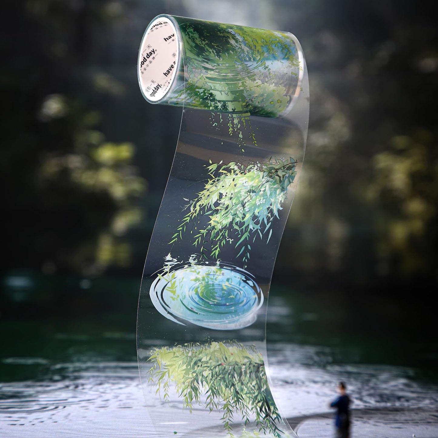 Alideco 6pcs Decorative Adhesive Tapes Vintage riffles in The Flowers PET Tape Great for Bullet Journal Supplies, Arts, Scrapbook, DIY Crafts, Planners (lianyi)