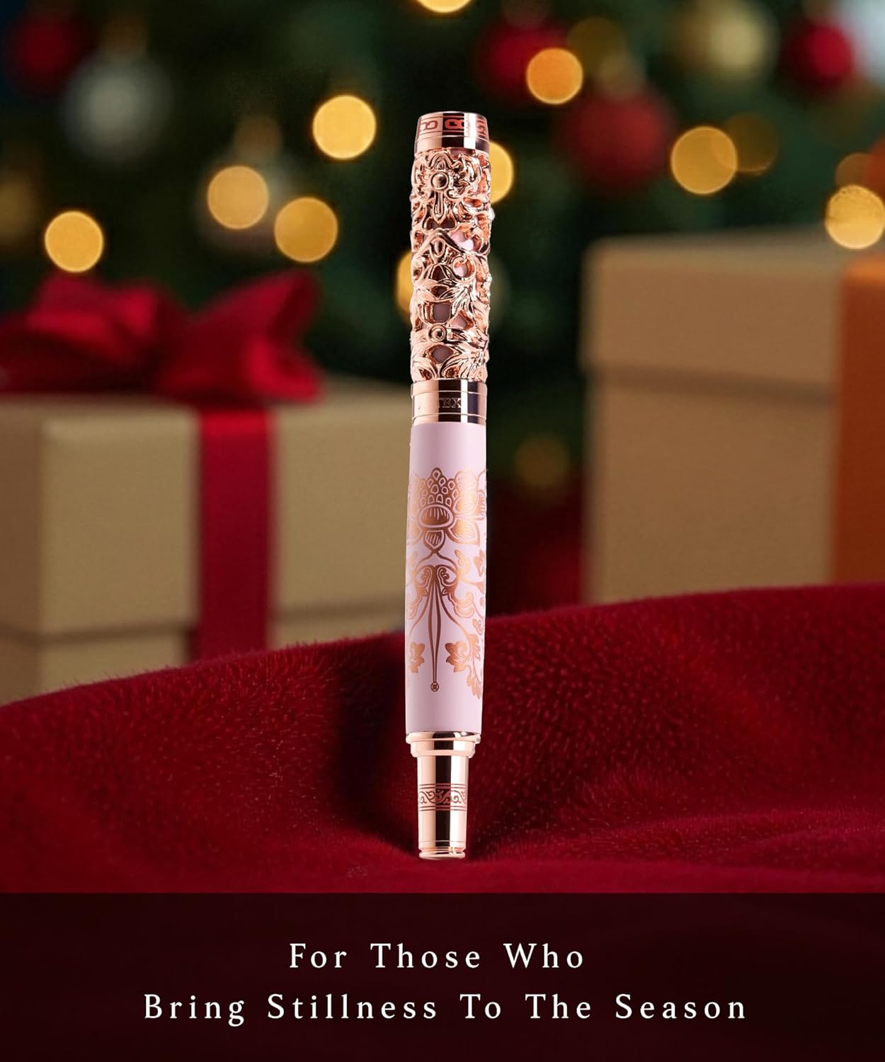 ARTEX Executive Rollerball Pen Sets With Stand - Museum Art Collections - Crafting Timeless Beauty - Luxury Pen Gift & Office Desk Decor, German SCHMIDT refill, Solid Metal & Marble Texture