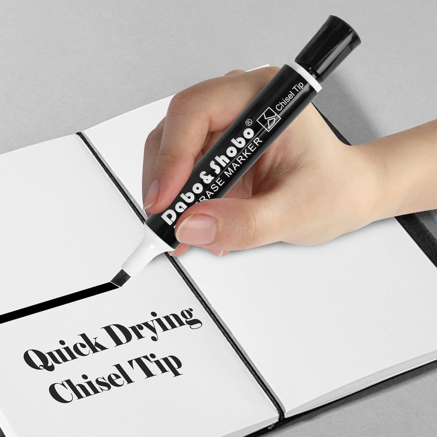 Dabo&Shobo Dry Erase Markers 24 Pack, 10 Assorted Colors With Low Odor Ink, Chisel Tip, Whiteboard Markers For Back To School, Office, Home