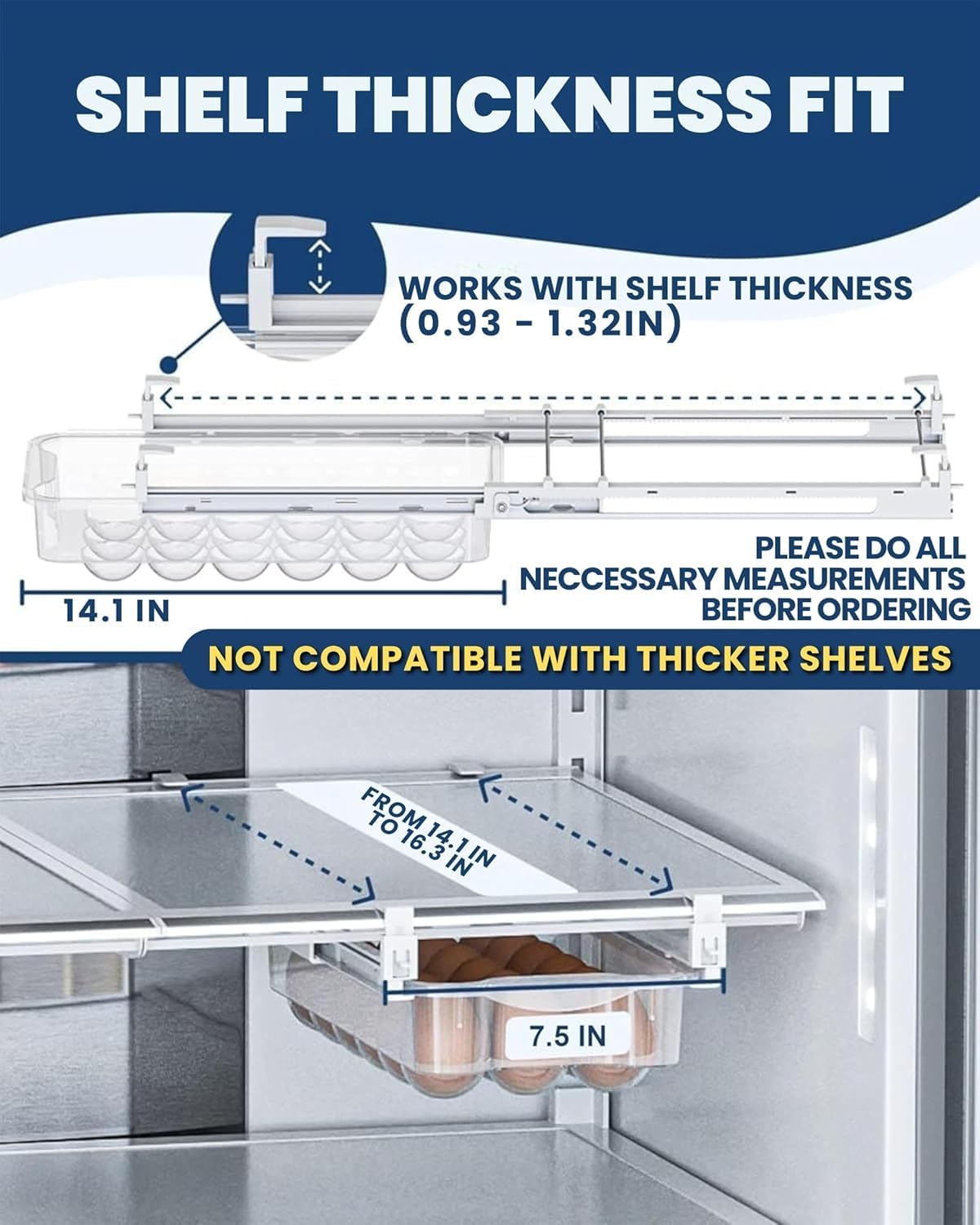 TidyFriend 3 in 1 Home Organization Kit – Stackable Storage Bins, Laundry Detergent Stand & Refrigerator Egg Drawer, Perfect Holiday Gift for Moms, Homemakers & Home Organization Lovers
