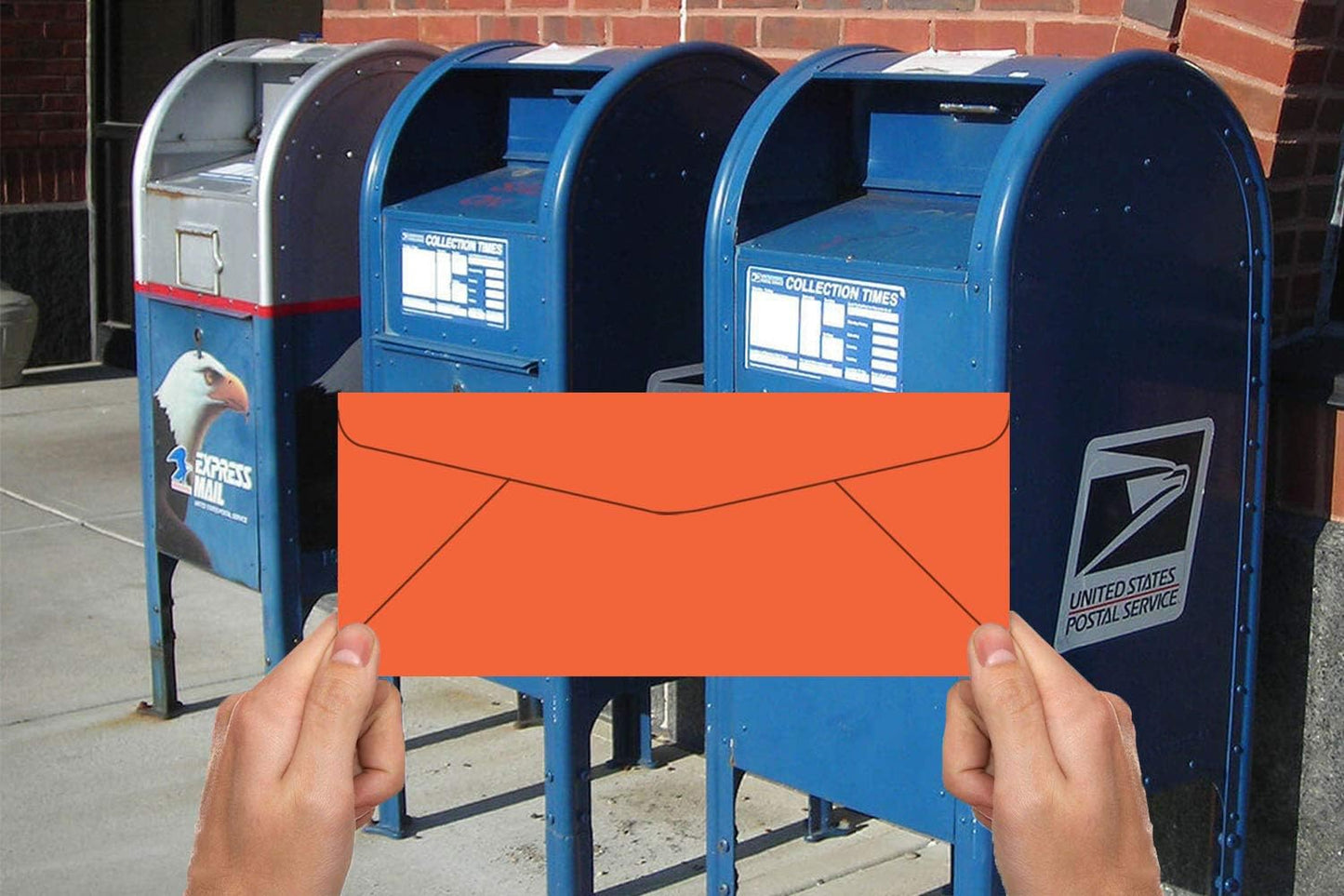 #10 Dark Orange Color Envelopes | Colored Standard Business Size Mailers | Value Pack of 500 Per Pack | 4 1/8 x 9 1/2 Inches (Dark Orange)