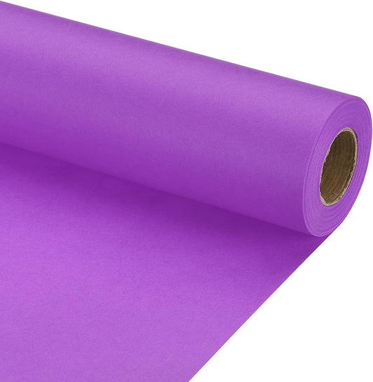 PATIKIL Wrapping Paper, 20" x 450"(37') 70 GSM Craft Paper Roll Kraft Packing Paper for Poster Bulletin Board, Gift Wrapping, Dark Purple