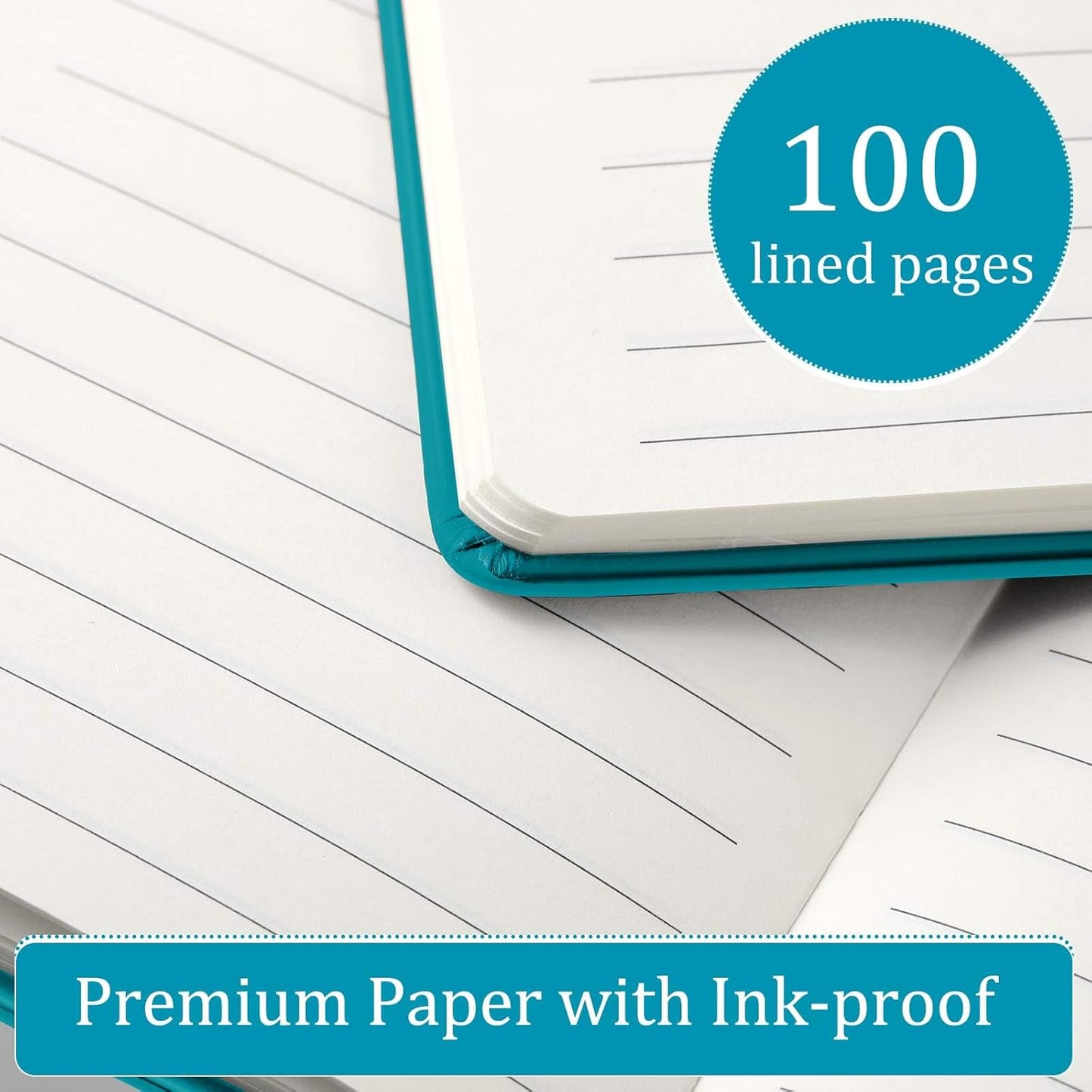 Laumoi 36 Sets Pocket Notebook Journals with Pens A6 Cute Small Journal Notebook Ruled Lined Mini Notepad Hardcover Executive Notebooks Set with Pen Holder for School Office, 3.7 x 5.7 Inch (Blue)