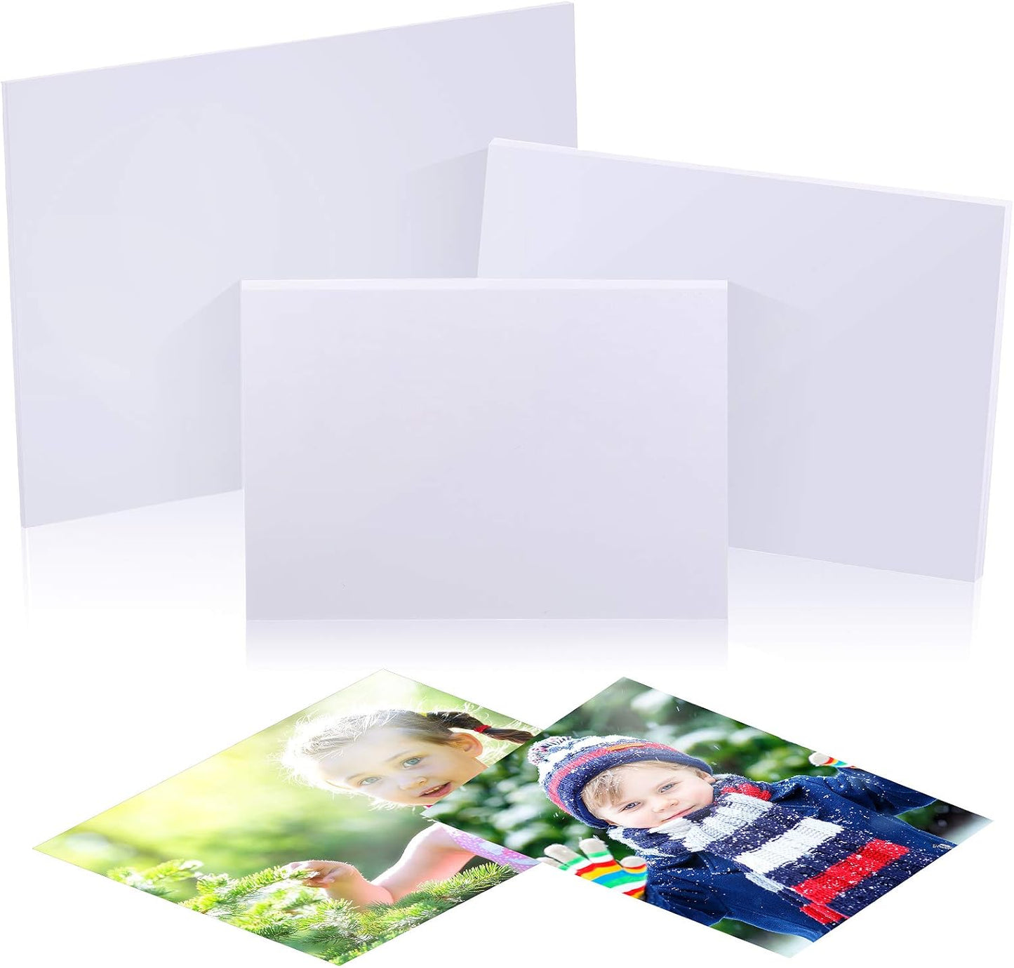 Nuanchu 3.5 x 5",4 x 6",5 x 7" Photo Paper Glossy 60 Sheets Picture Paper for Inkjet Printer for Photos, Calendars, Advertising Covers, Recipe Cards, 200 GSM