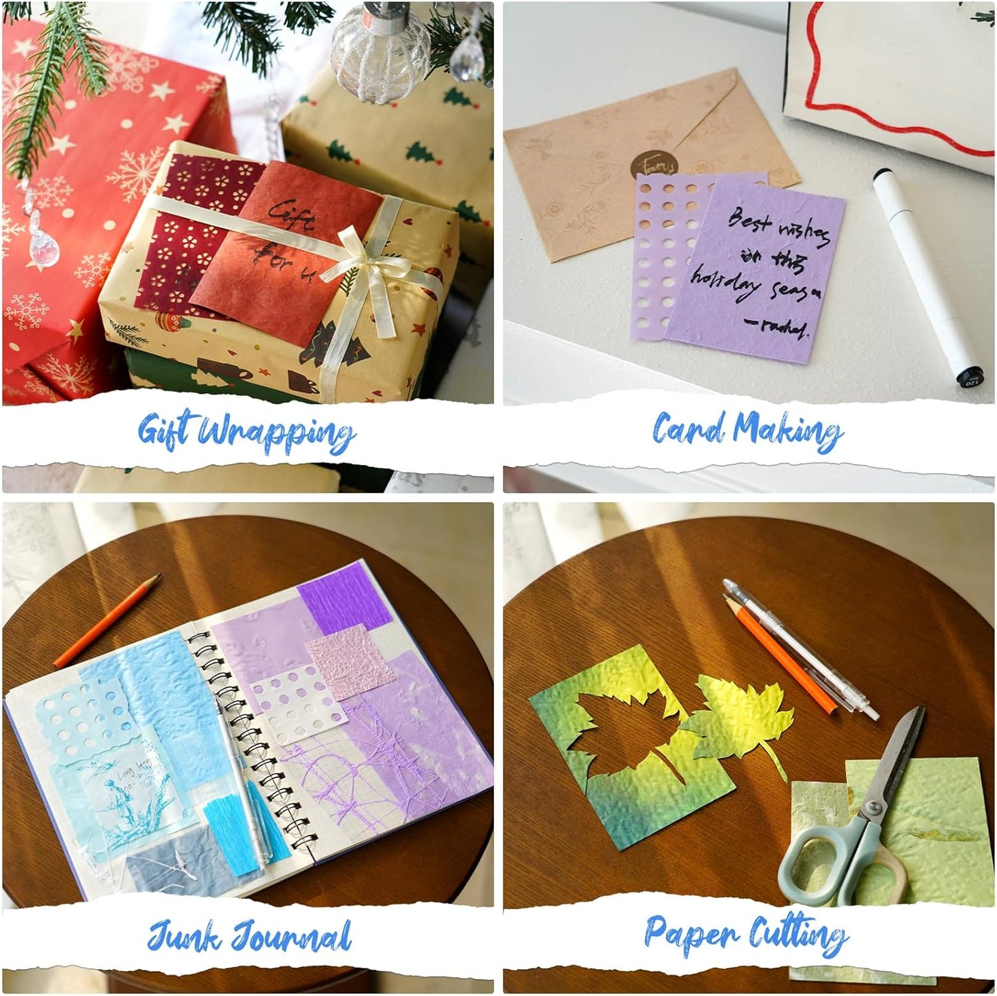 160 Sheets Textured Scrapbook Paper & Mesh Fabric Assorted Set | 10 Mixed Colors | Decorative Paper for Scrapbooking Journaling, Planners, Card Making, Decoupage | 4.72" x 3.14"