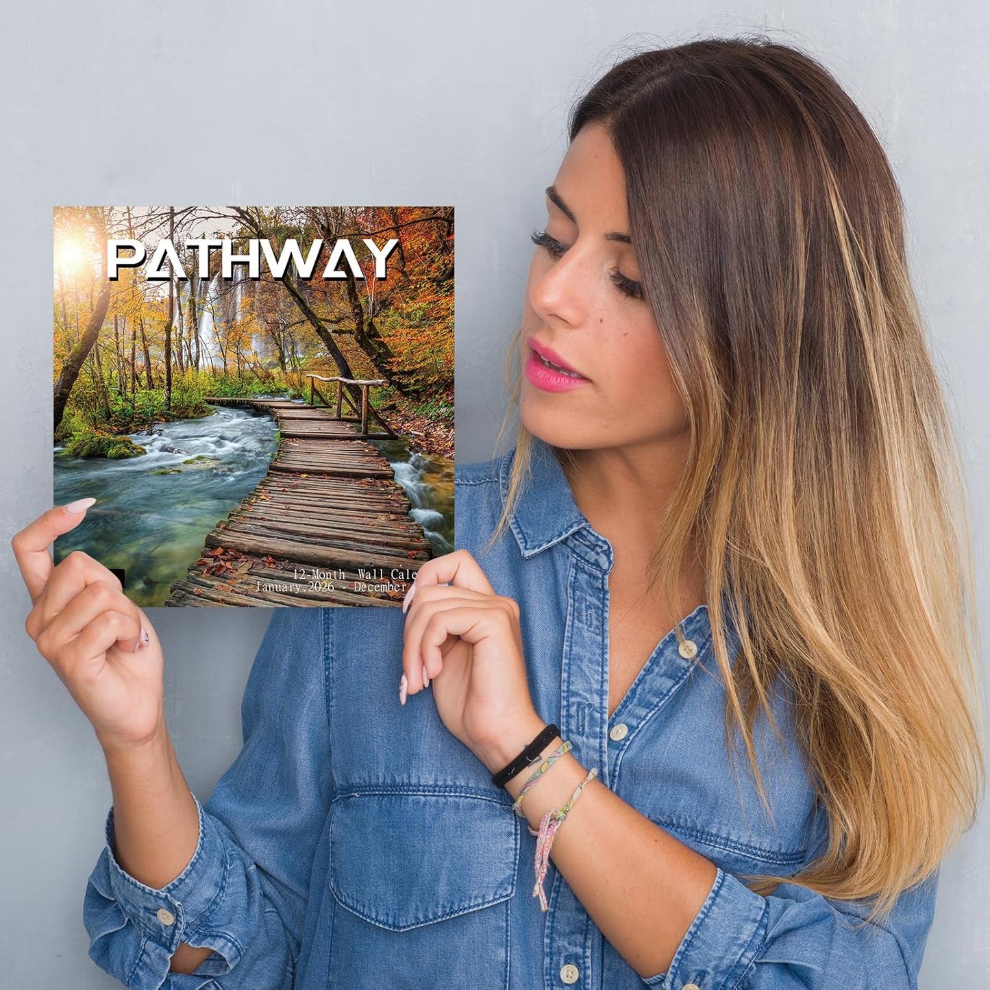 2026 Wall Calendar PATHWAYS | Hangable Wall Calendars | 12" x 24" (Open) | Thick & Sturdy Paper for Organizing & Planning | Home and Office | Giftable | PATHWAYS