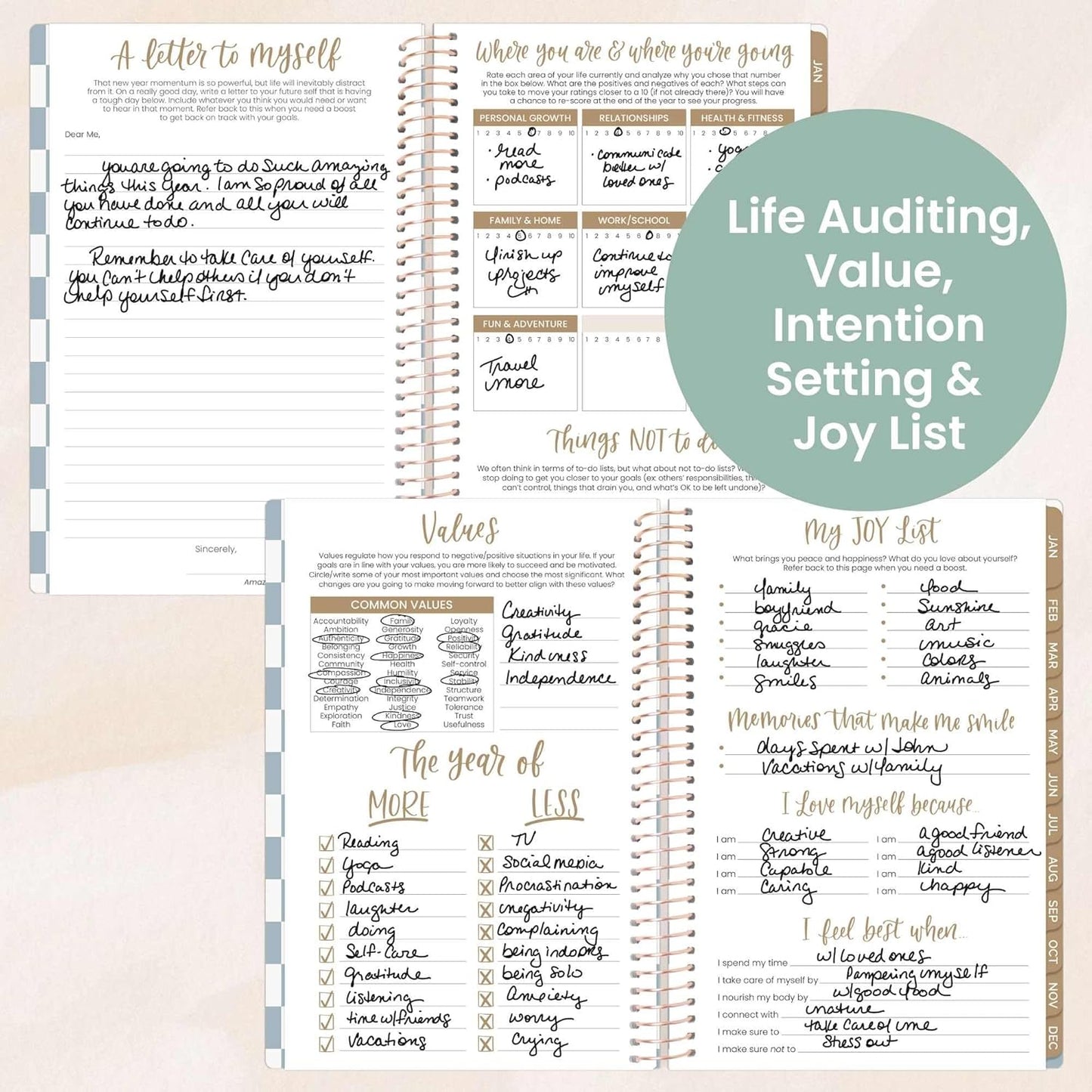 bloom daily planners 2026 Planner (January - December) Calendar Year Organizer - 5.5” x 8.25” - Weekly & Monthly Agenda Book with Stickers & Bookmark - Checkered