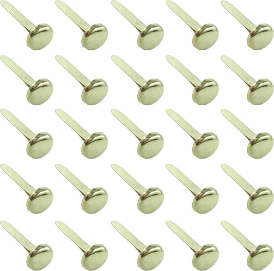 Clipco Paper Fasteners Medium 3/4-Inch Brass Plated (100-Pack)