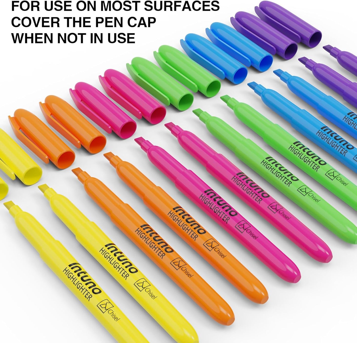 Assorted Color Highlighters, 120 Count, Chisel tip, Suitable for Office Supplies, School Supplies, and Home Office Essentials