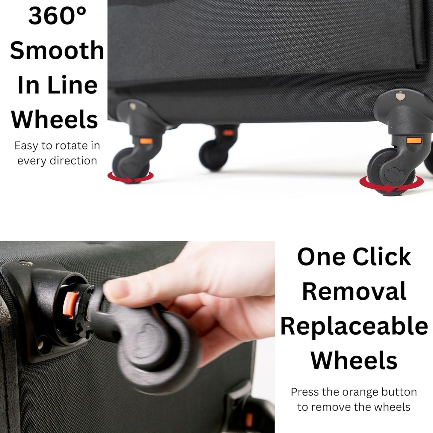 Alpine Swiss Wheeled Briefcase | Rolling Briefcase Locking Telescopic Handle 4 Replaceable Wheels | Pilot Lawyer Litigator Attache Case | 17” Laptop Compartment | Dual Combo Locks | Organizer Pockets