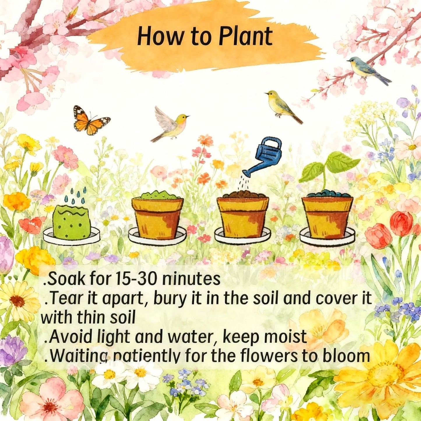 Plantable Seed Calendar 2026, Eco-Friendly Plantable Love Seed Calendar 2026,Perfect Modern Greening Calendars Planner, Month Biodegradable Paper Planner, for Garden and Decor