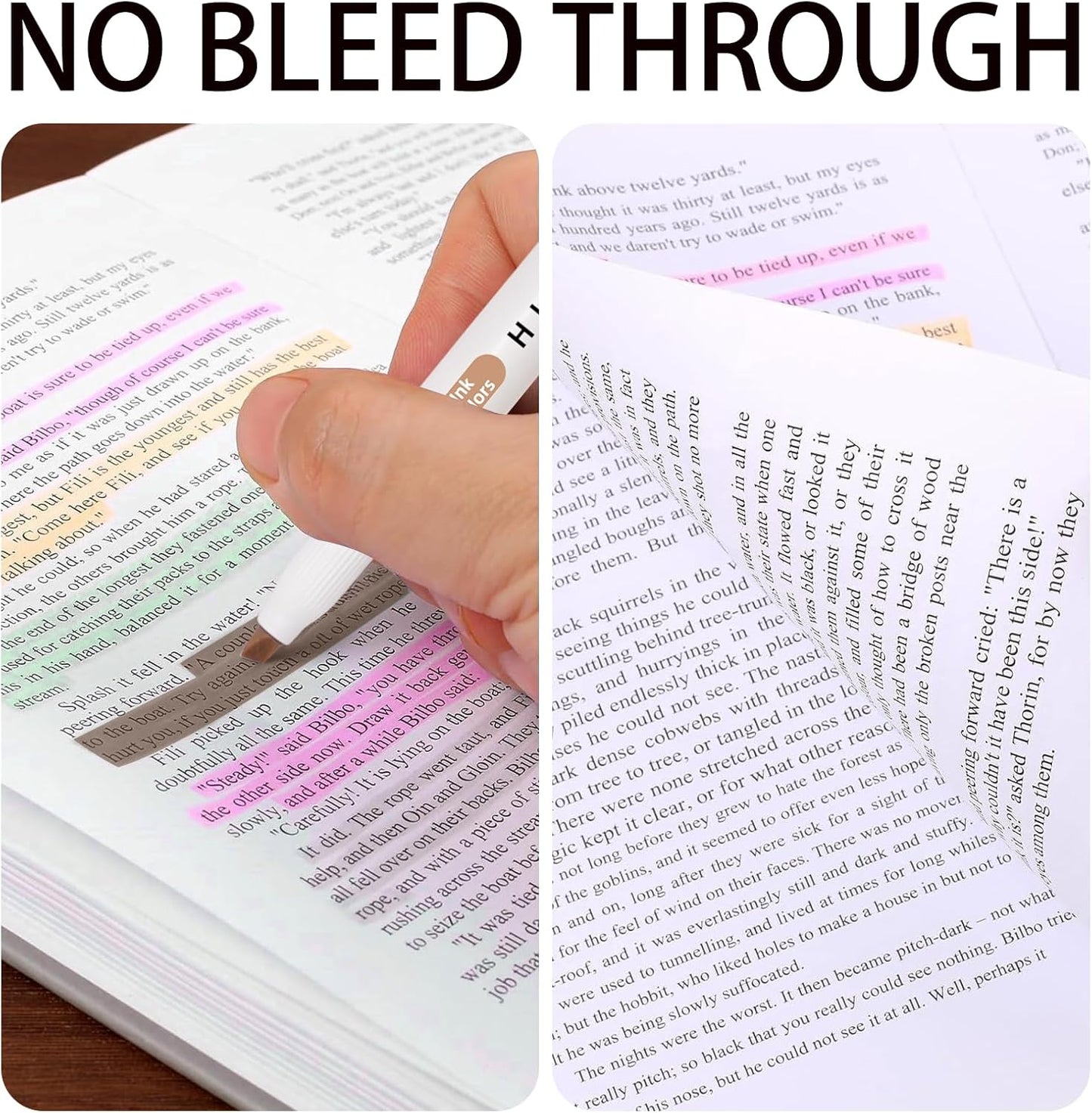 Pastel Highlighters Set, 8 Pack Highlighters Assorted Colors, Bible Highlighter No Bleed, Quick Dry Dual Tip Unique Retro Colors Highlighter Markers for Bible Journals Planners Books Notes