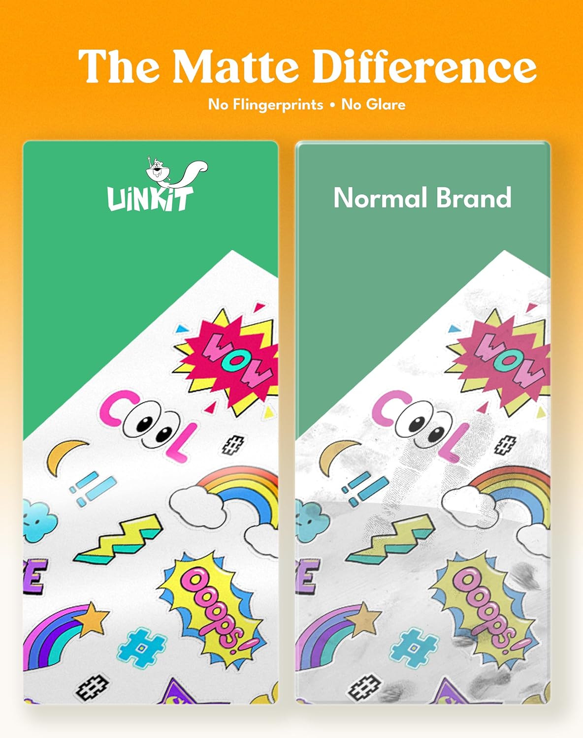 Uinkit Matte Sticker Paper 30 Sheets - Printable Vinyl Sticker Paper for Cricut, Waterproof DIY Stickers for Planners, Labels, Inkjet & Laser Compatible (8.5x11)