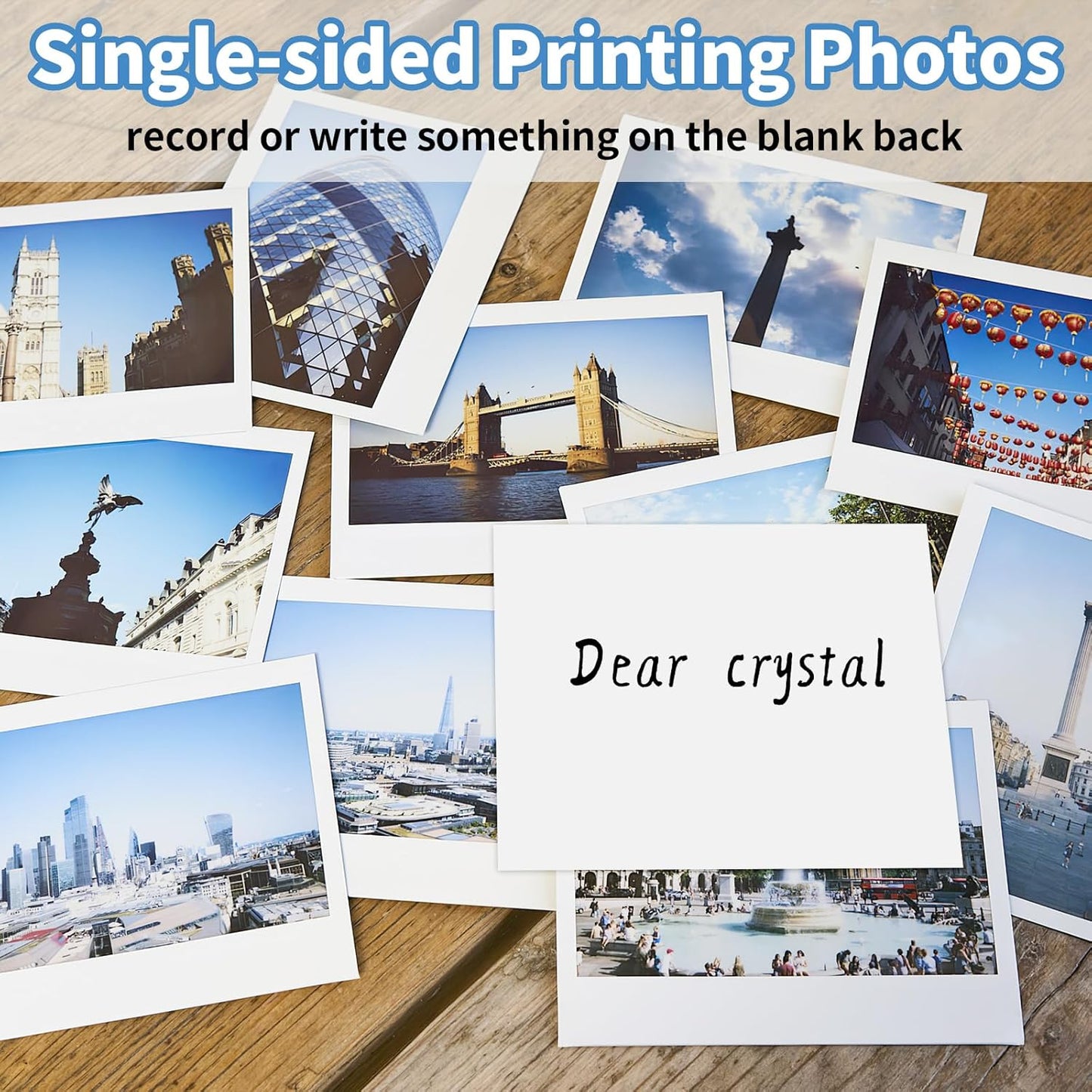 Glossy Photo Paper 8 x 10 inches, 30 Sheets Inkjet Photo Printer Paper, Instant Dry Picture Paper for DIY Chip Bag, Flyers, Cards, Calendars and Brochures(180gsm/48lb)