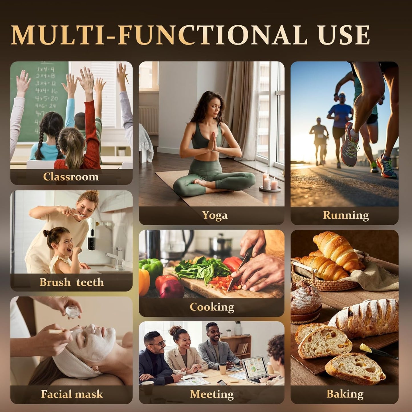 24 Pack Digital Kitchen Timer Small Classroom Timers for Kids Teachers (Orange&Green)