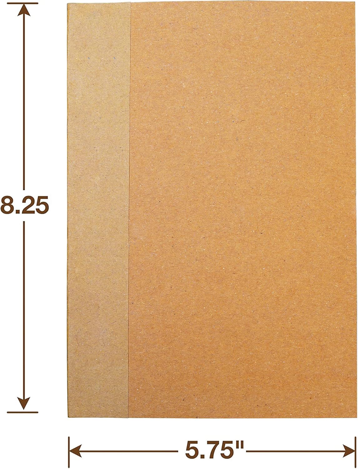 moonster Dot Grid Journal Notebook Paper for Refillable Leather Journals – A5 Hardcover 70gsm Dotted Notebooks for Work 8.25 x 5.75 Inches with 320 Page Refill Note Book and Helpful Bookmark