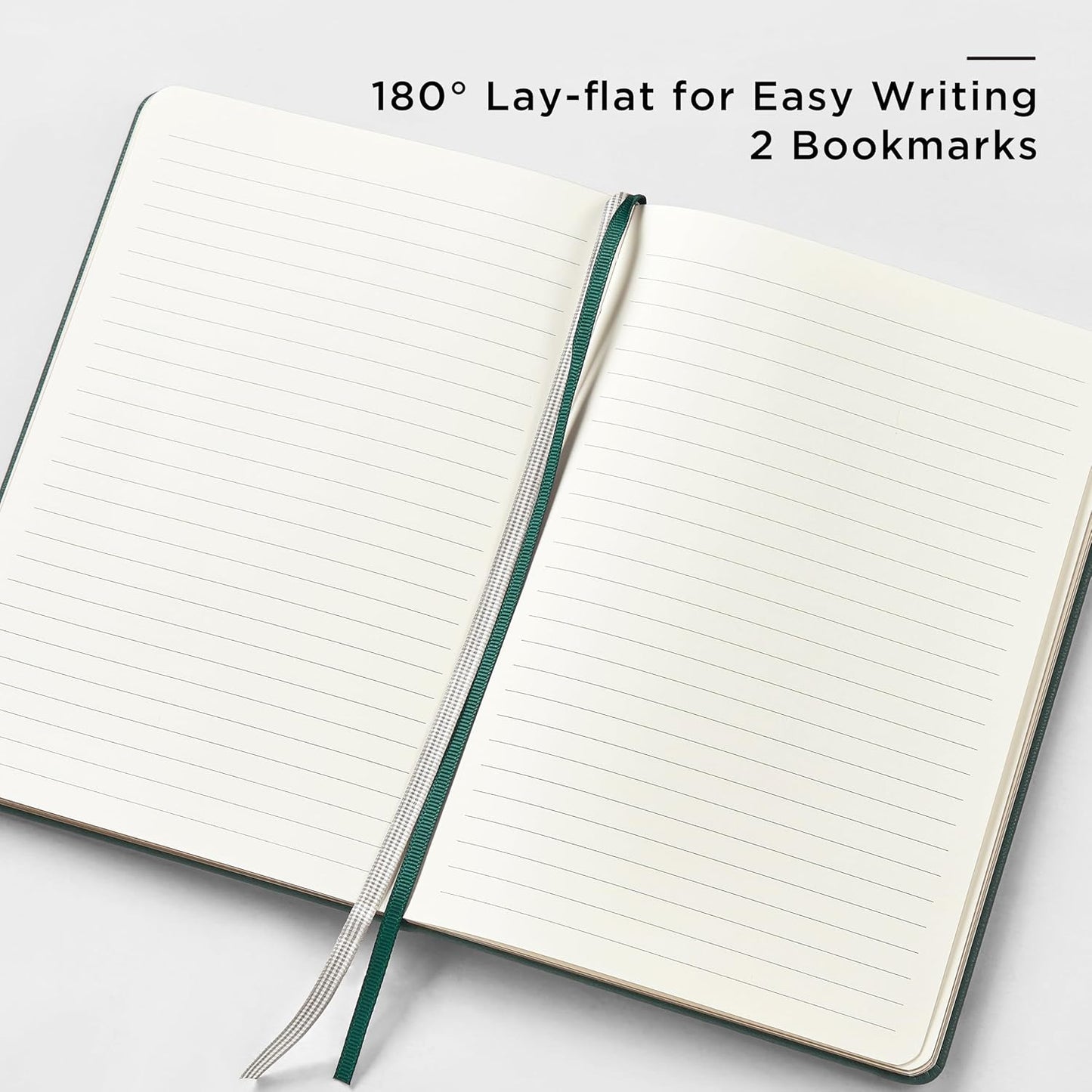 &And Per Se Lined Journal and Pen Set (3 packs), A5 Leather Journal Stationery Set, 160 Pages 100GSM Thick Paper, Notebook Gift Set (Green)