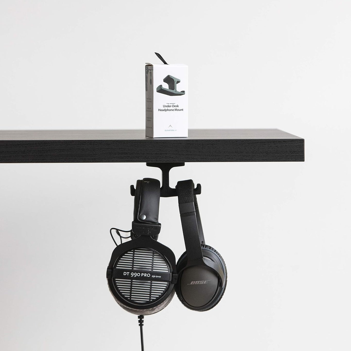 Elevation Lab The Anchor™ (2 Pack) - The Original Under-Desk Headphone Stand Mount Holder