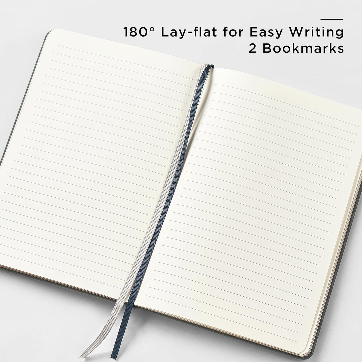 &And Per Se Lined Journal and Pen Set, A5 Leather Journal Stationery Set, 160 Pages 100GSM Thick Paper, Notebook Gift Set (Dark Blue)