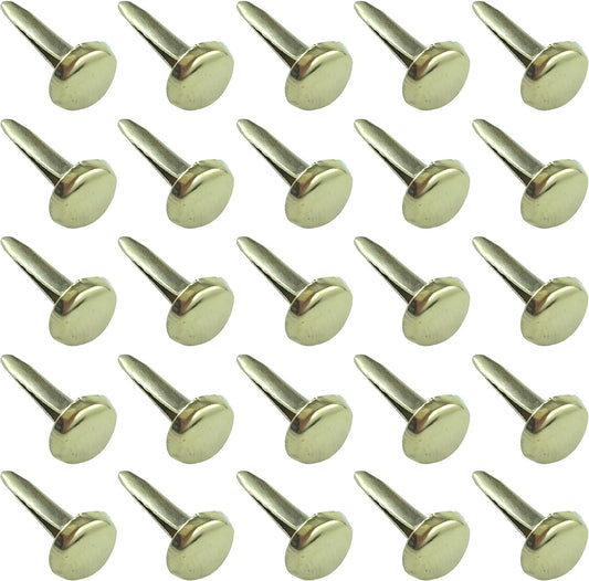 Clipco Paper Fasteners Small 1/2-Inch Brass Plated (100-Pack)
